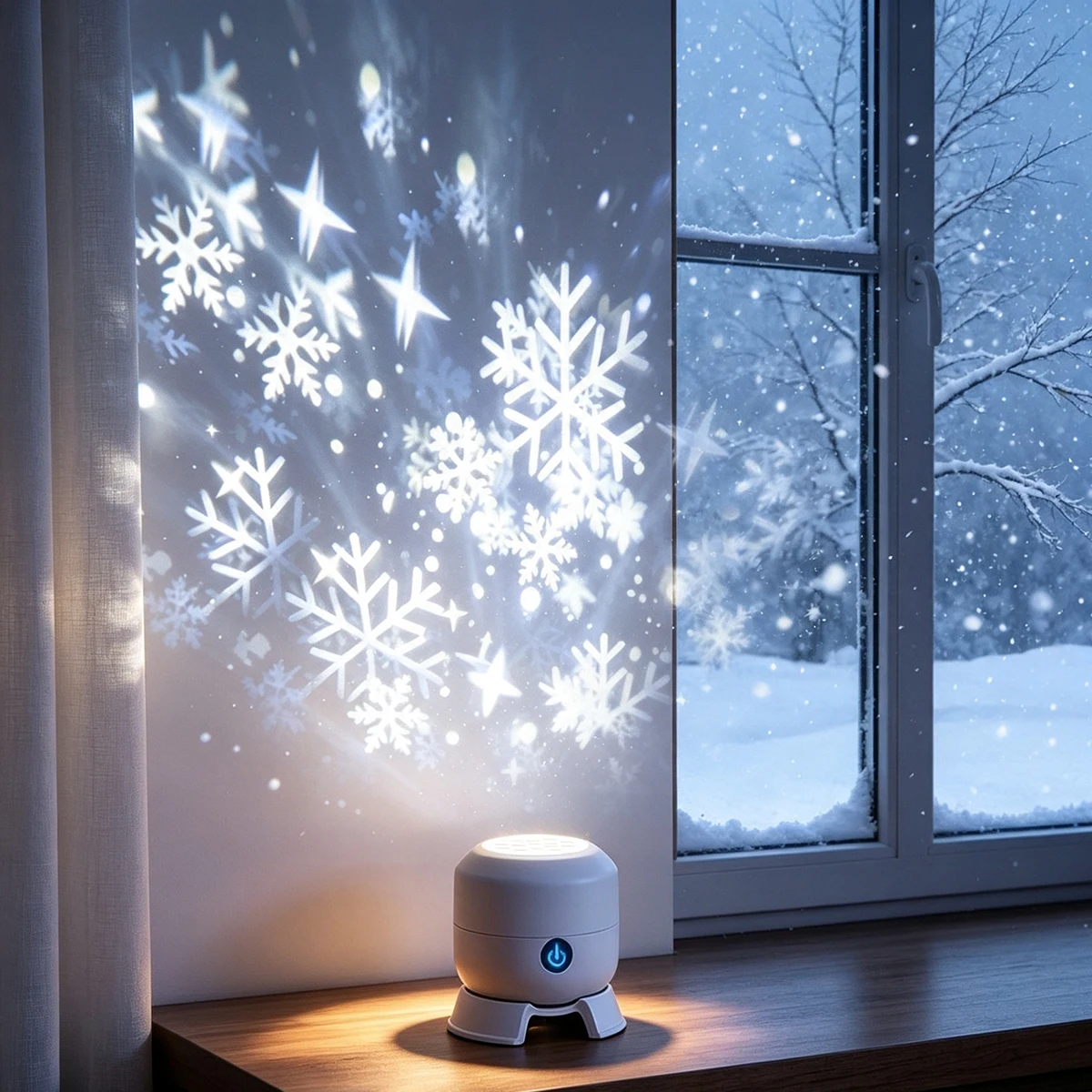 Baby Nursery Wall Lights - Lampada proiettore a LED con fiocchi