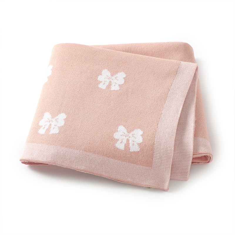Baby Nursery Boy - Coperta per bambini in cotone lavorata