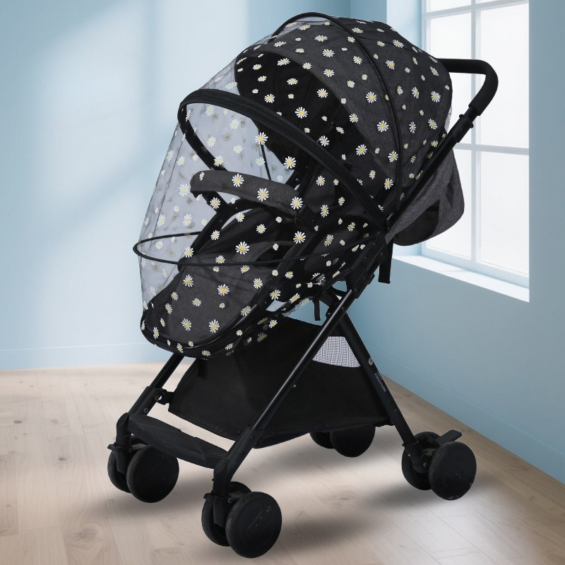 Baby Nursery Trolley - Zanzariera Universale per Passeggino con Stampa