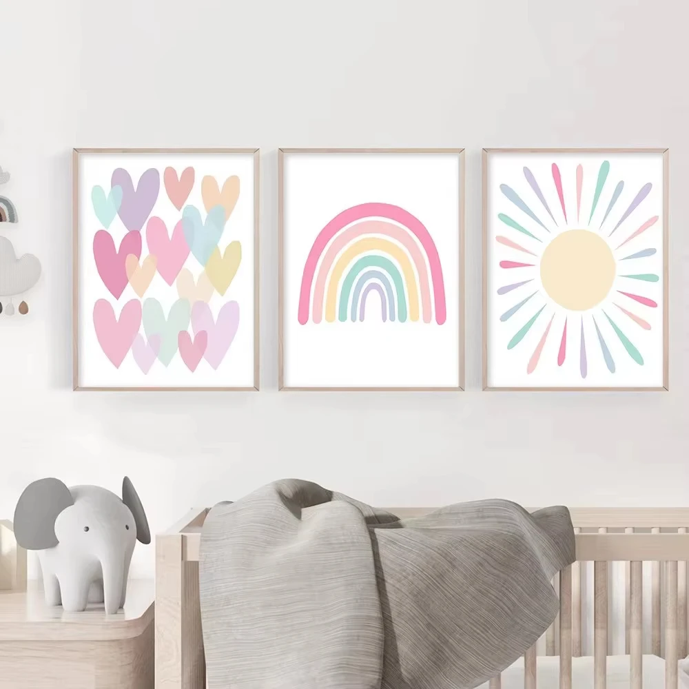 Baby Nursery Frames - (Senza cornice) Poster con cuore a
