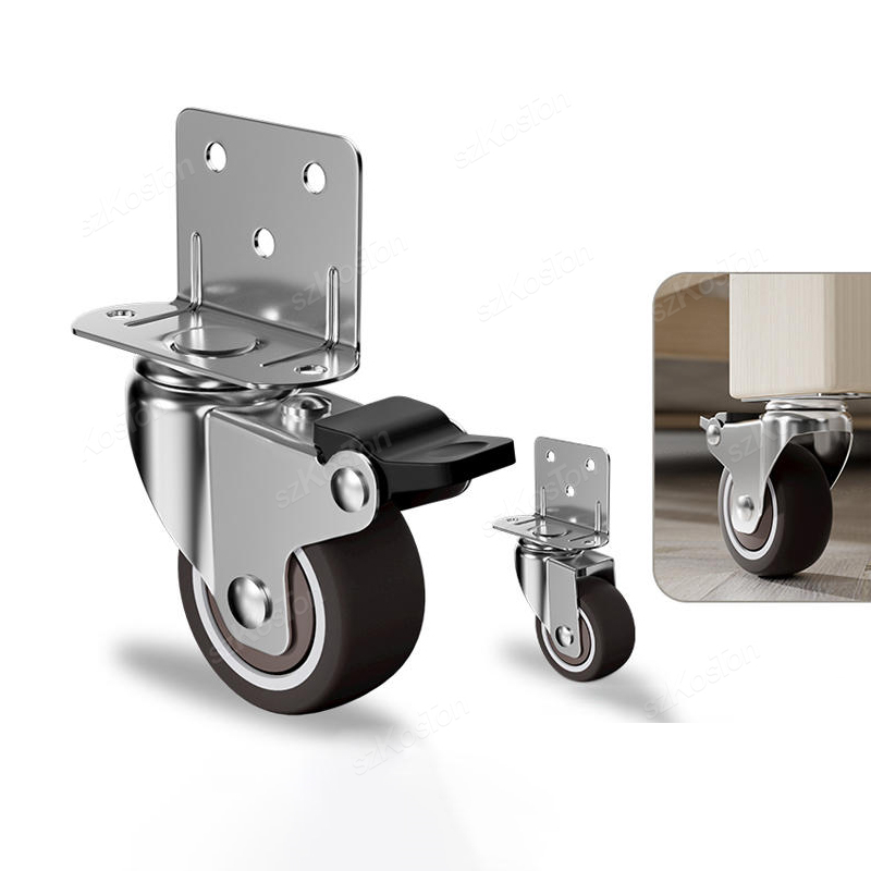 Baby Nursery Trolley - 4 pezzi Ruote per mobili a