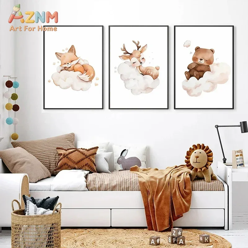 Stampa su tela con motivi di a - Baby Nursery Frames recensione e prezzo