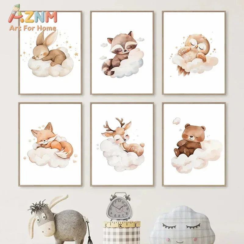 Stampa su tela con motivi di a - Baby Nursery Frames recensione e prezzo