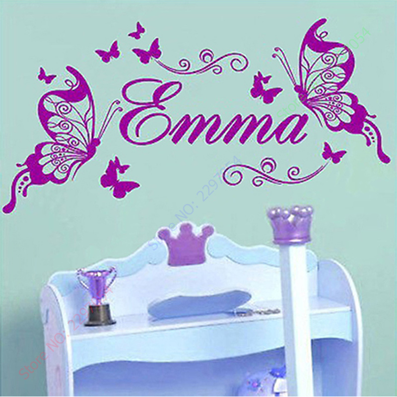 Nuove farfalle nome personaliz - Baby Nursery Decor Girl recensione e prezzo