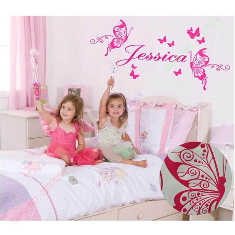 Nuove farfalle nome personaliz - Baby Nursery Decor Girl recensione e prezzo