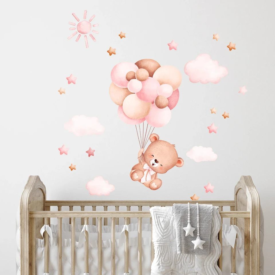 Adesivo da parete con orsetto  - Baby Girl Nursery Quotes recensione e prezzo