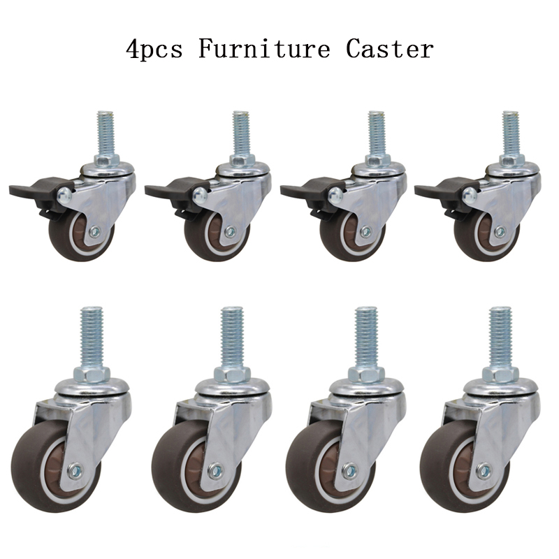 4pcs Furniture Casters Wheels  - Baby Nursery Trolley recensione e prezzo