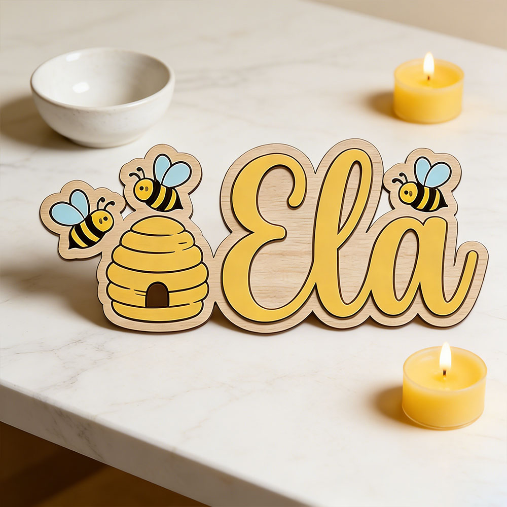 Insegna in Legno Personalizzat - Baby Nursery Decor Girl recensione e prezzo