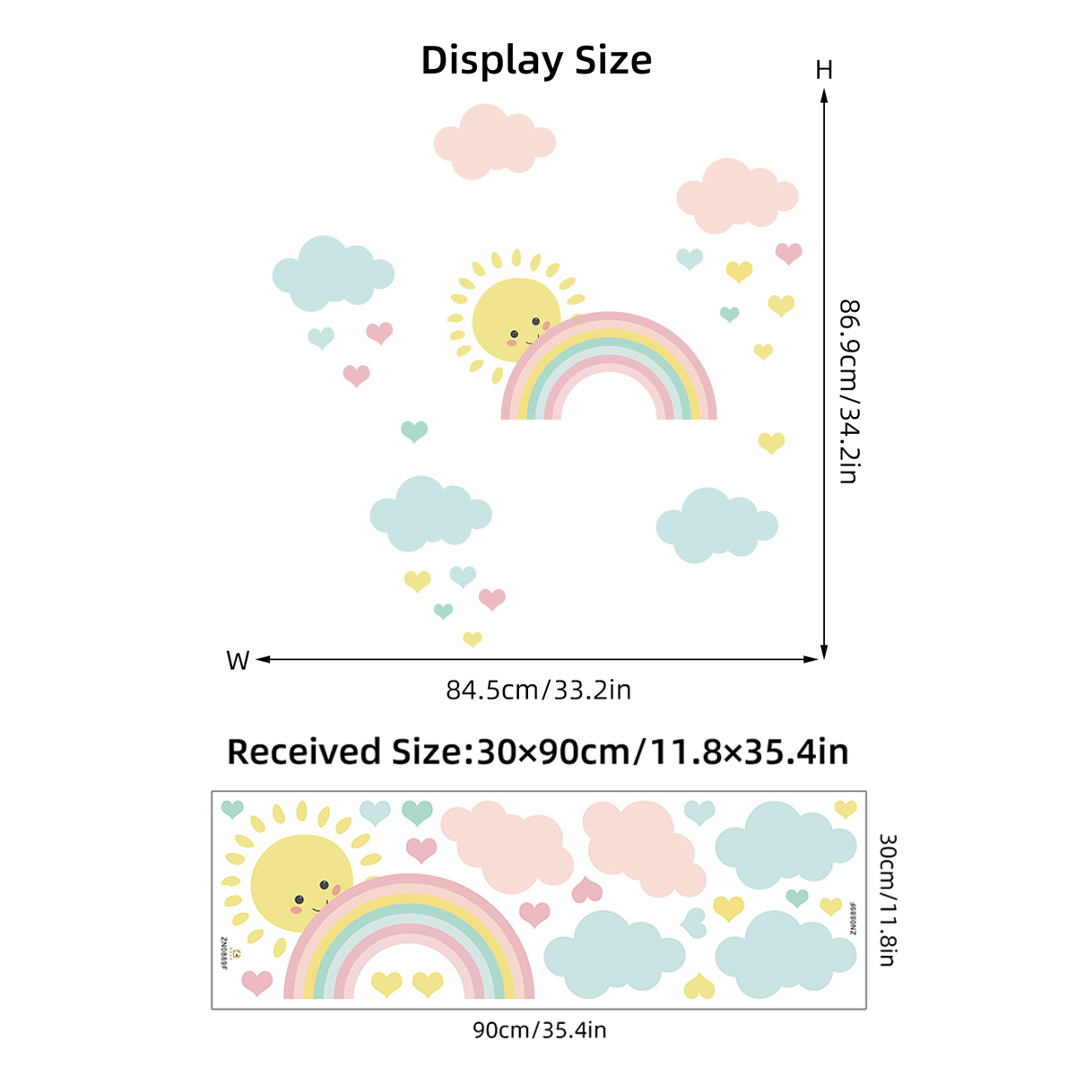 Adesivi Murali con Sole, Arcob - Baby Nursery Boy recensione e prezzo