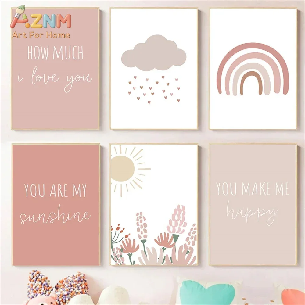 AZNM Stampa su tela con motivo - Baby Girl Nursery Quotes recensione e prezzo