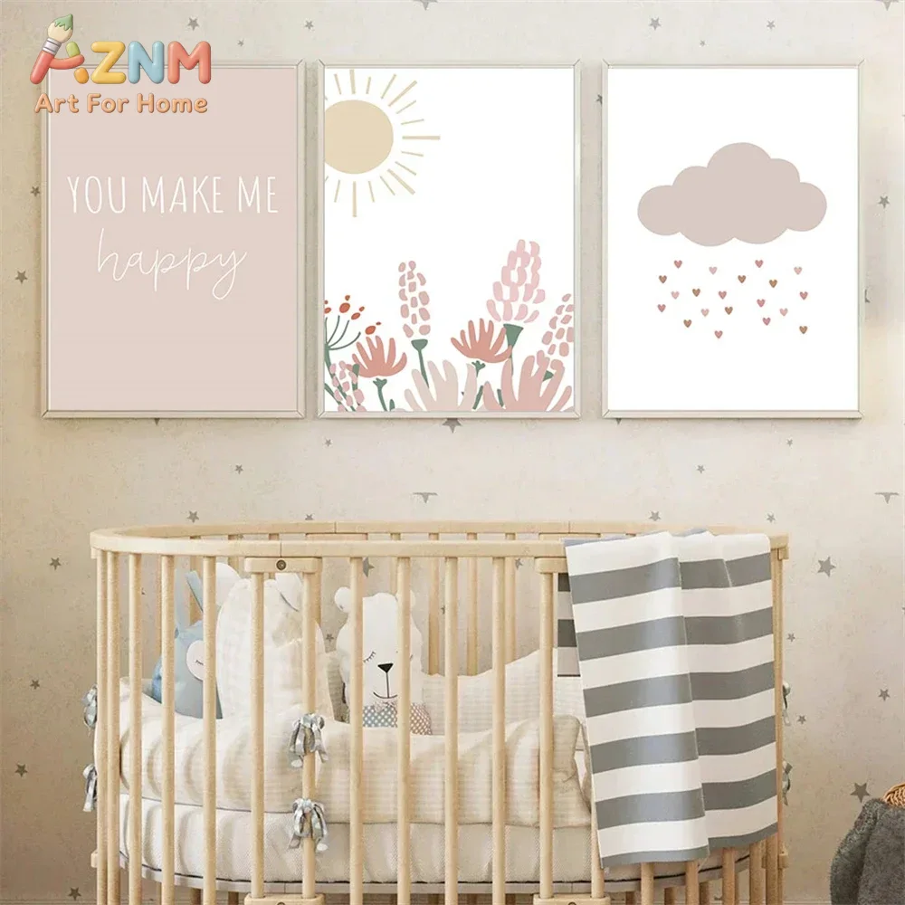 AZNM Stampa su tela con motivo - Baby Girl Nursery Quotes recensione e prezzo