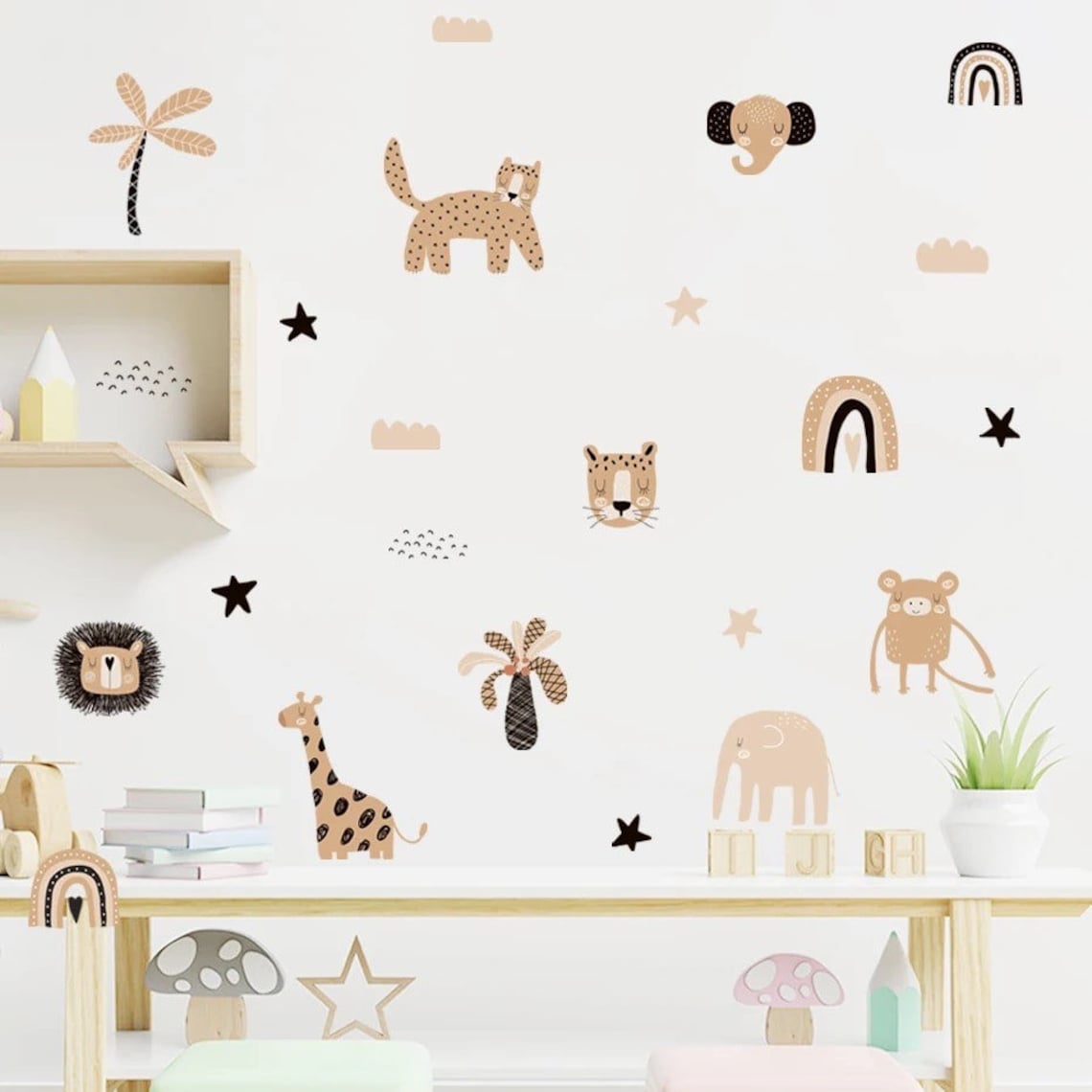 Adesivi Murali Boho con Arcoba - Baby Nursery Decor Girl recensione e prezzo