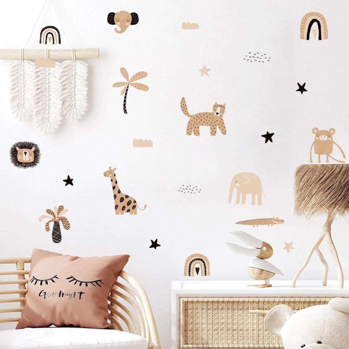 Adesivi Murali Boho con Arcoba - Baby Nursery Decor Girl recensione e prezzo